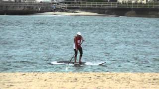 Koa Kai OC6 \u0026 SUP Race, Botany Bay, Australia Day 2012