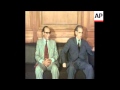 SYND 22-8-73 LEADERS OF INDIA MEET DELEGATION FROM PAKISTAN FOR TALKS