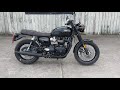 2022 Triumph Bonneville T120 black