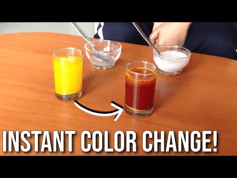 Does turmeric react with acid?