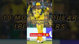Top Most Popular IPL PLAYERS 💥 #trending #viral #tops #shorts feed #yt shorts #ipl #facts #reels