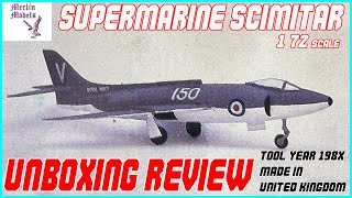 MERLIN MODELS 1/72 SUPERMARINE SCIMITAR UNBOXING REVIEW