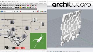 morph box random paneling using grasshopper in rhino | architutors