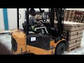 Forklift operator