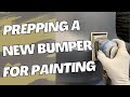 How to prep a new bumper