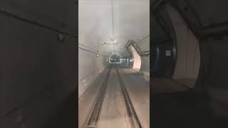 Journey through USBRL tunnel on an inspection car