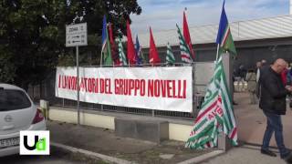 Novelli, il presidio dei lavoratori