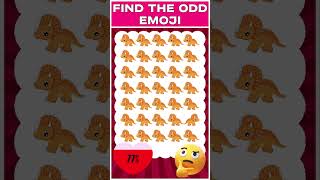 #emoji #findtheoddemojiout #emojichallenge #riddles #findtheoddemoji #quiz #spottheoddemoji #puzzle