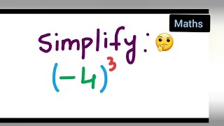 simplify (-4)^3 | how to simplify (-4)^3