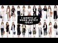 1 MONTH OF WORK OUTFIT IDEAS | Professional Work Office Wear Lookbook | Miss Louie