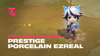 Prestige Porcelain Ezreal | Chibi Champion Showcase - Teamfight Tactics