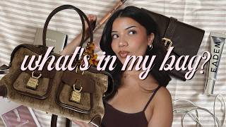 whats in my bag 👜💖 vintage purse & daily bag essentials ⭐️