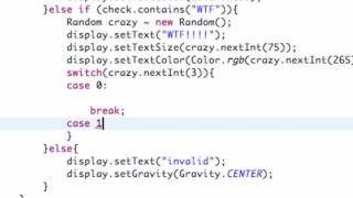 Android Application Development Tutorial 32 Switch and Case
