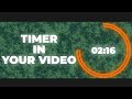 Timecode and animated circle in premiere pro