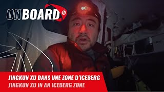 Jingkun Xu dans une zone d'iceberg | Vendée Globe 2024