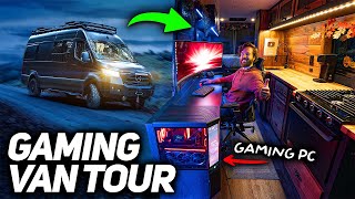 ULTIMATE 4x4 GAMING CAMPER VAN TOUR (Dream Gaming Setup)