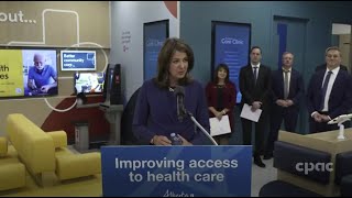 Premier Danielle Smith welcomes expansion of pharmacy care clinics in Alberta – January 25, 2024