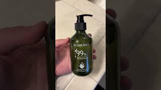 Aloderma 99% Organic Aloe Vera Gel Made within 12 Hours of Harvest | Product Review