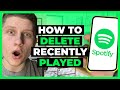 How To Delete/Remove Recently Played On Spotify | Clear Spotify Recent History