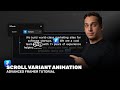 Animate Text Variants with Scroll Sections in Framer LIKE A PRO!