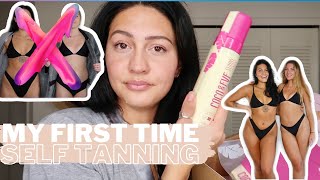 SAME SHADE ON TWO DIFFERENT SKIN TONES: I self tanned for the first time with Coco & Eve!