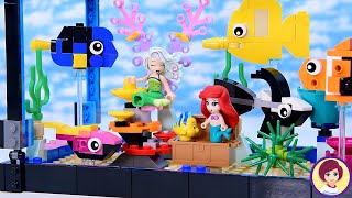 Lego fish tank (with added mermaids) build \u0026 review