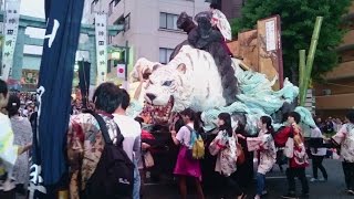 【4K】神田明神「平成27年神田祭／ご遷座四百年奉祝大祭・神幸祭」④『東京藝大生＆白虎』2015.5.9 @神田明神前 Kanda-myojin Shrine