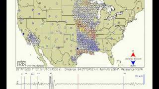 USArray Ground Motion from Mw 7.3 Eastern Turkey Earthquake