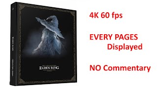 Elden Ring Official Strategy Guide Vol. 1 / 4K 60 fps / EVERY PAGES displayed / NO commentary.