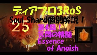 【S25#4】ディアブロ3RoS 恐怖の破片(Essence of Anguish)【Soul Shards解説】