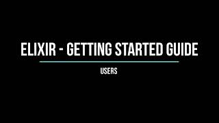 Elixir - Users Setup