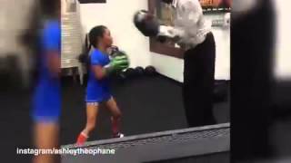 7 year old Miah Davis dazzles on the...