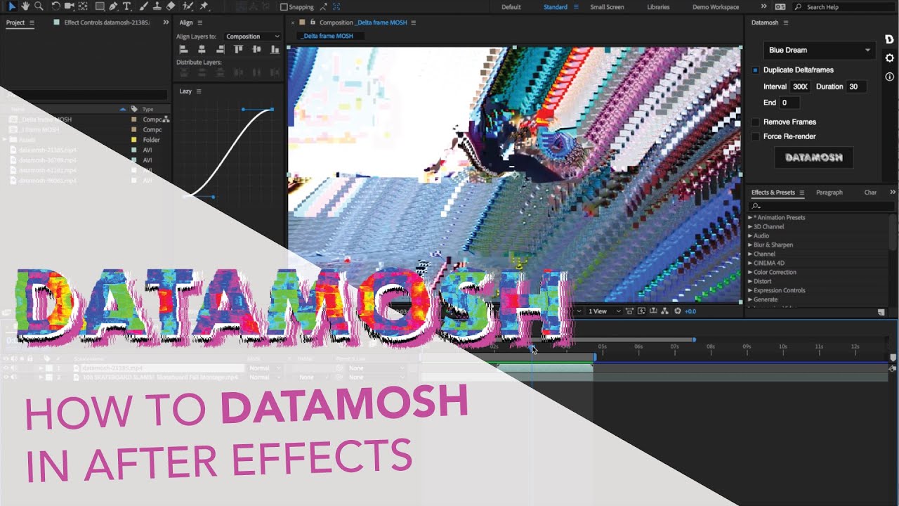 Datamosh Studio Settings Websklo