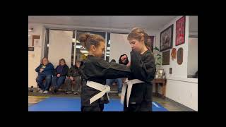 Mountaintop Martial Arts. Kids Karate-Do. Orange Belt Test. Emma