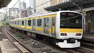 JR中央・総武線各駅停車 水道橋駅折り返し運転@人身事故の影響