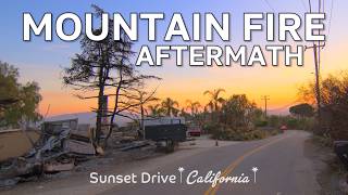 California Wildfire Scenes: Driving Through Mountain Fire’s Impact