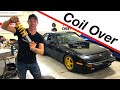 Porsche 944 gets INSANE coil over suspension by KW!