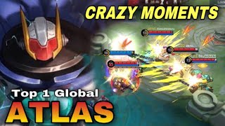 GODLY SETS!!! ATLAS SUPER SATISFYING MONTAGE | ATLAS BEST SET MLBB | BEST TANK SET ML