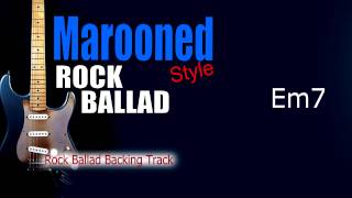 Marooned Rock Ballad Guitar Backing Track 73 Bpm Highest Quality