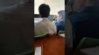 Student and teacher fight and argument