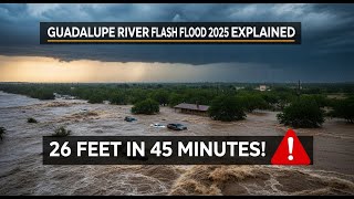 Guadalupe River Flash Flood 2025 Explained | Texas Weather Disaster