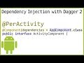 Dagger 2 Tutorial Part 11 - CUSTOM SCOPES & COMPONENT DEPENDENCIES - Android Studio Tutorial