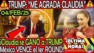 NOITICION YA SALIO TRUMP ¡ SE DOBLO DICE QUE LE AGRADA MUCHO CLAUDIA SHEINBAUM !