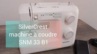 SilverCrest machine à coudre SNM 33 B1