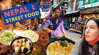 20 UNIQUE Street Foods in Kathmandu, NEPAL | Nepali & Indian Street Food | Nepali Food Tour 🇳🇵