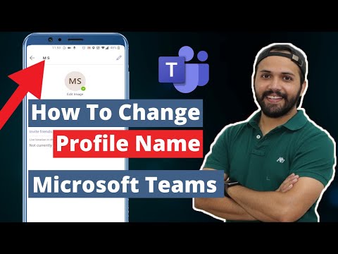 How To Change Profile Name In Microsoft Teams On Mobile In Hindi