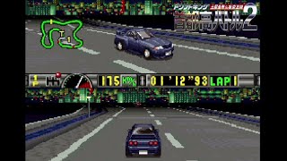 Drift King: Shutokou Battle 2 - SFC Gameplay (Stage 2)