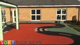 Nursery School Wetpour Surfacing Repair in Portsmouth, Hampshire | Wetpour Repair