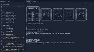 Day 10: Calculator #100daysofcode