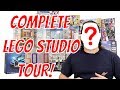 Lego Collection Tour and Behind the Scenes in My Lego Studio!